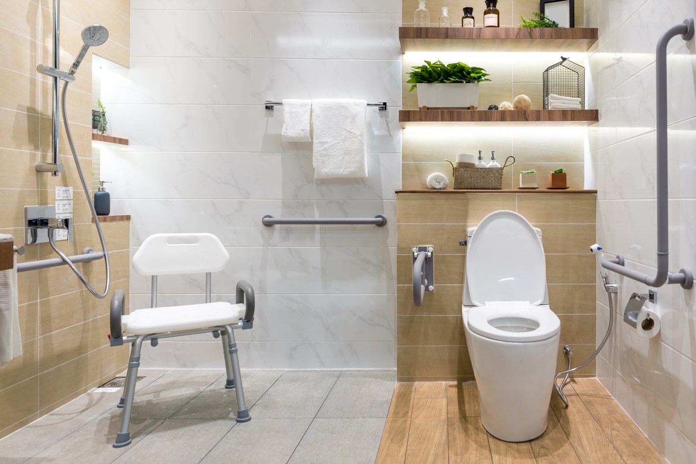 Création salle de bain PMR à Bords